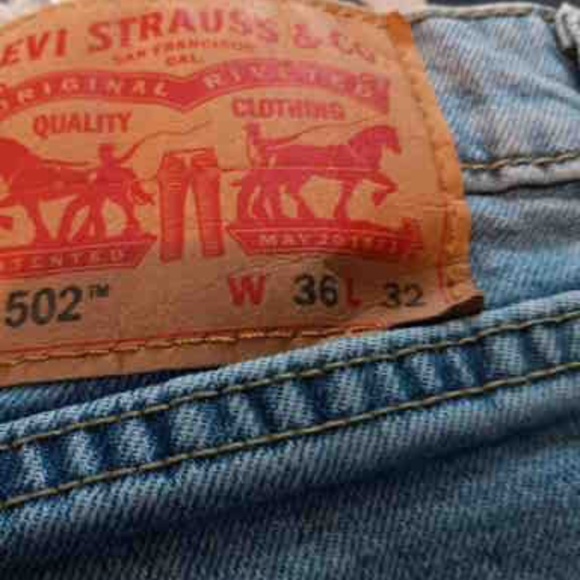 Levi's - 502 Distressed Jeans- Women's- Size 36 W 32 L - Picture 2 of 6